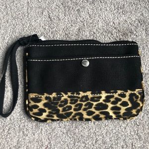 Lands’End Cheetah Print Wristlet